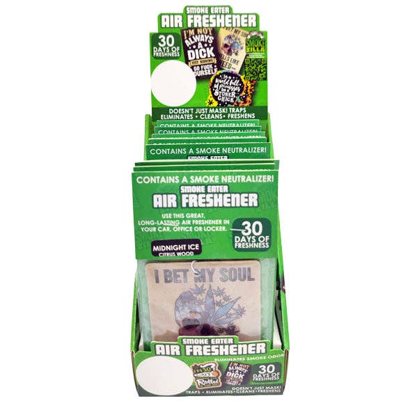 Novelty Brands - SMOKEZILLA SMOKE EATER AIR FRESHENER 12 PIECES PER DISPLAY