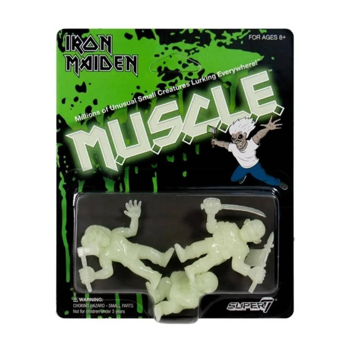 Toynk - Iron Maiden M.U.S.C.L.E. Glow in the Dark Mini-Figure Set
