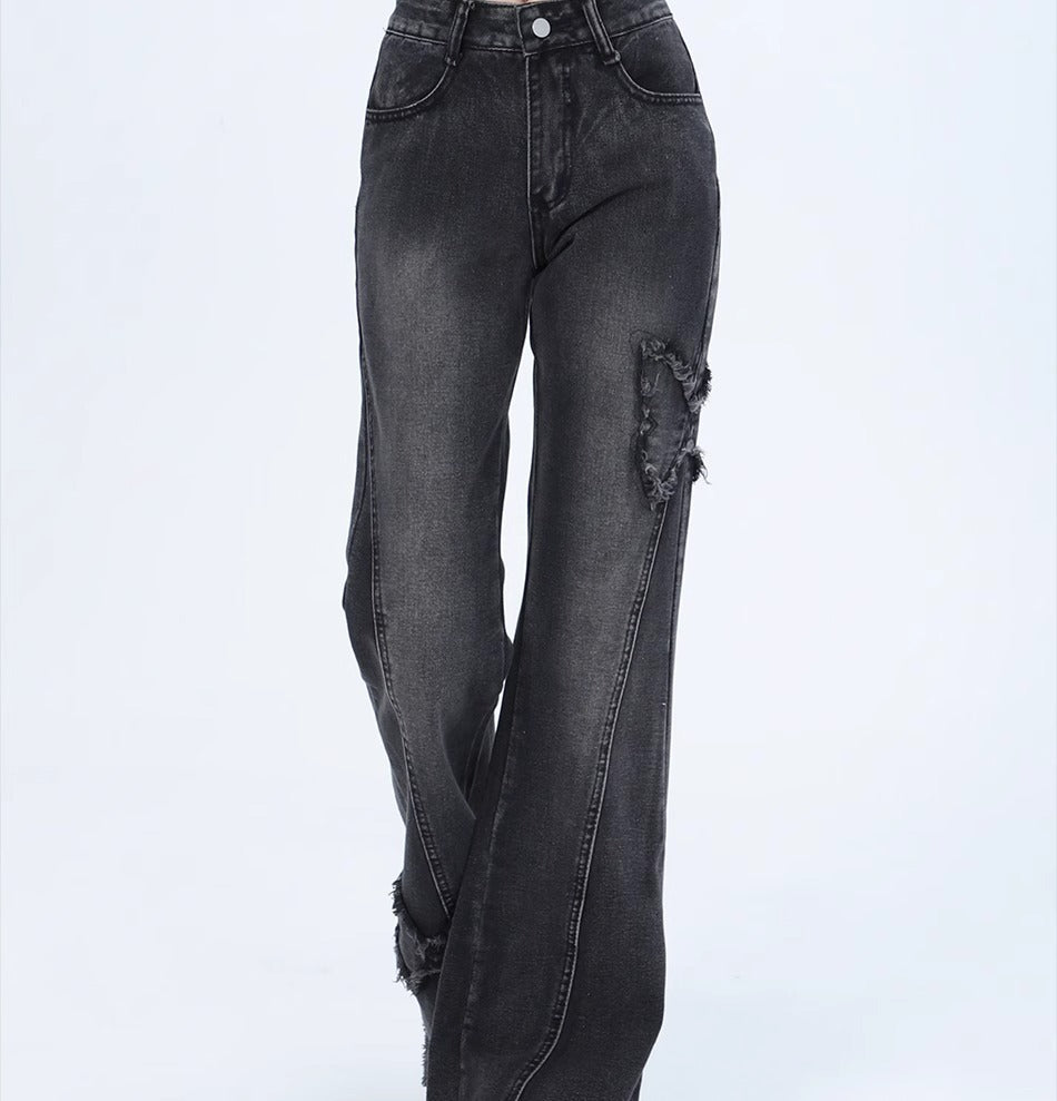 Women's American-style Retro Minority Hiphop Jeans