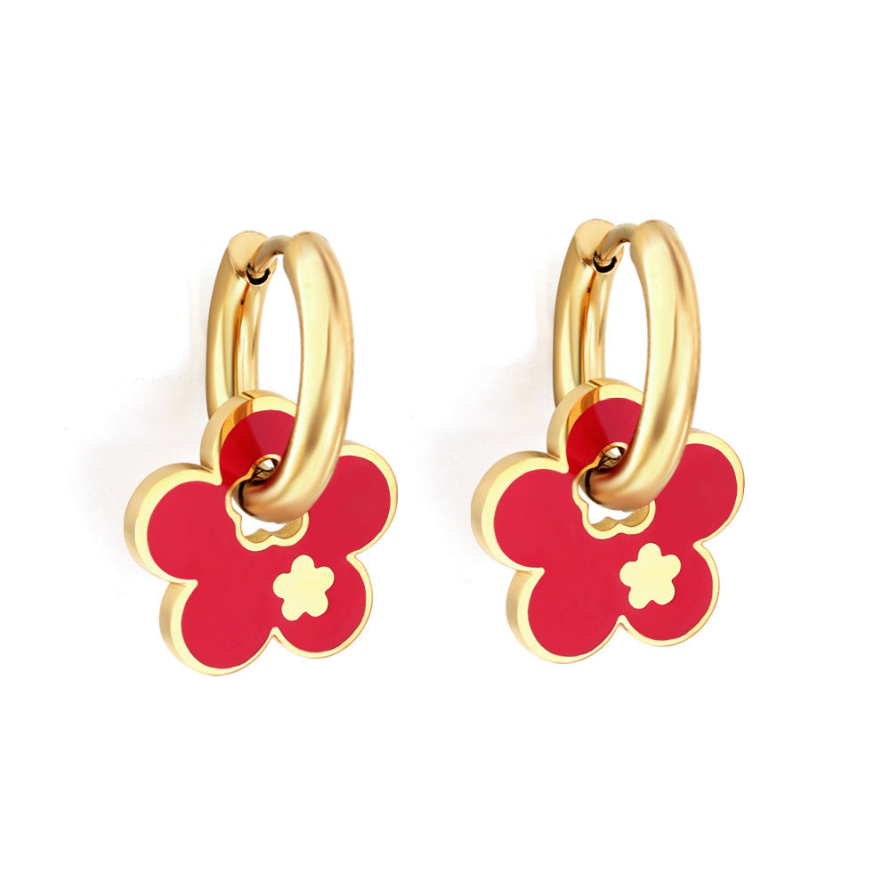 All-match Plum Earrings For Women