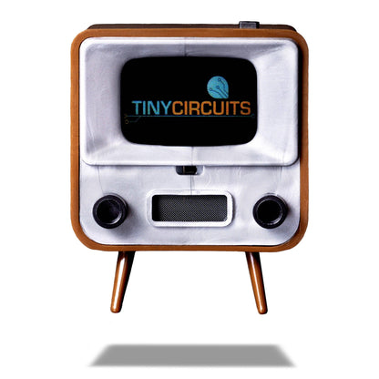 TinyCircuits - TinyTV® 2 with Tiny Remote: Brown