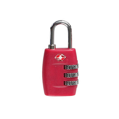 Tourism Luggage Zipper Lock Plastic TSA Code Lock