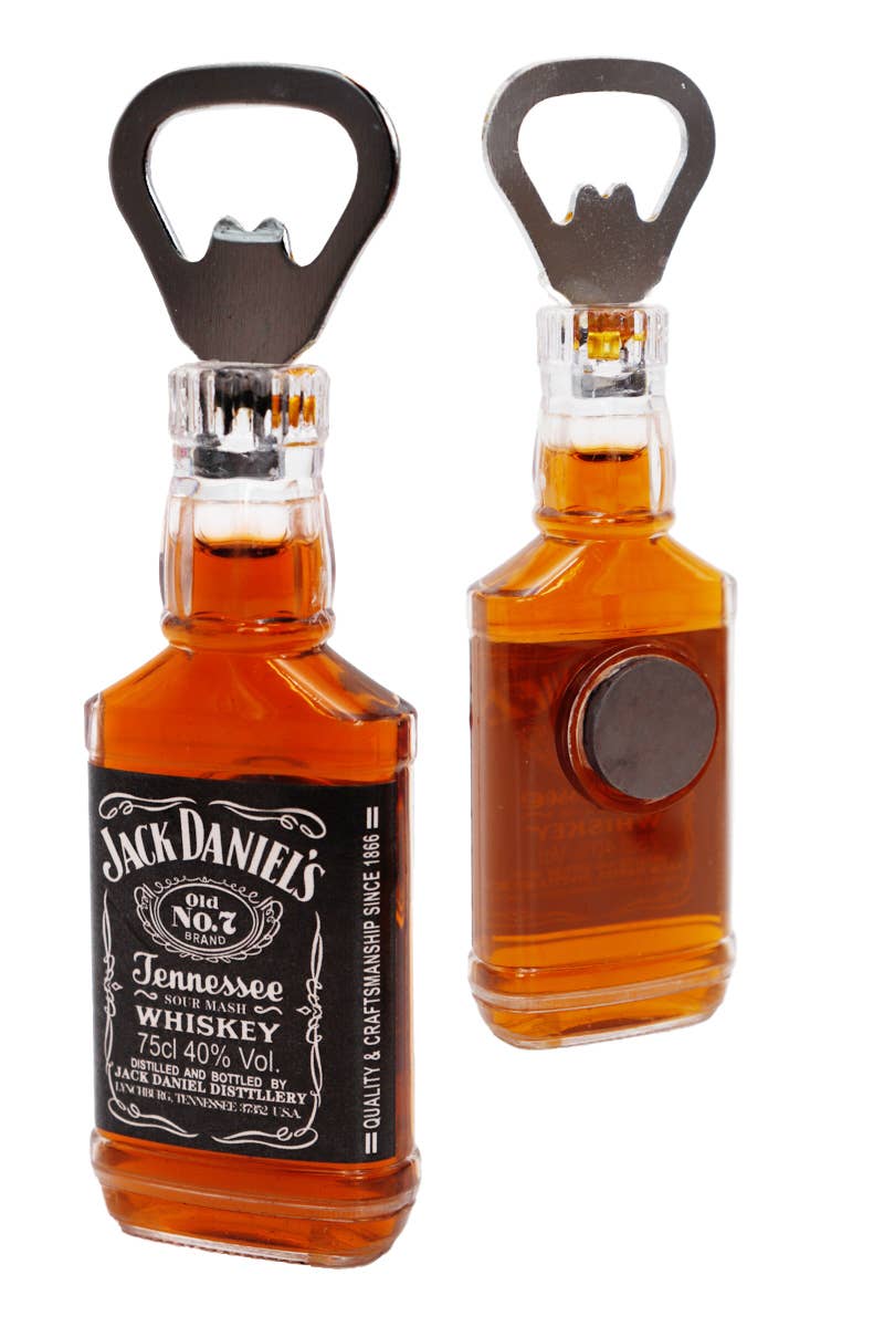 Cap Zone - Mini Whiskey Liquid Filled Magnetic Bottle Opener