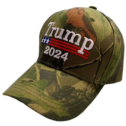 I Love My Freedom - Camo TRUMP 2024 Hat 7158