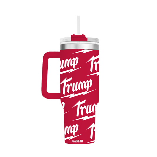 I Love My Freedom - Lightning Bolt - 40oz Tumbler - 2606