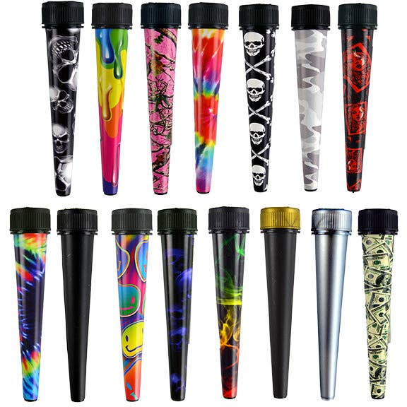 Novelty Closeout - Smokezilla Metal Cigarette Saver Assortment- 24/Pack