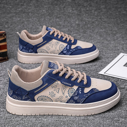 New Paisley Shoes All-match Fashion Low-top Spring Canvas Sports Board Shoes