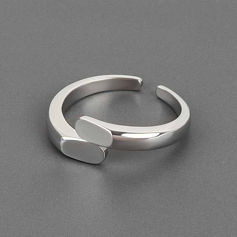 Korean Style Simple Lines Female Ring