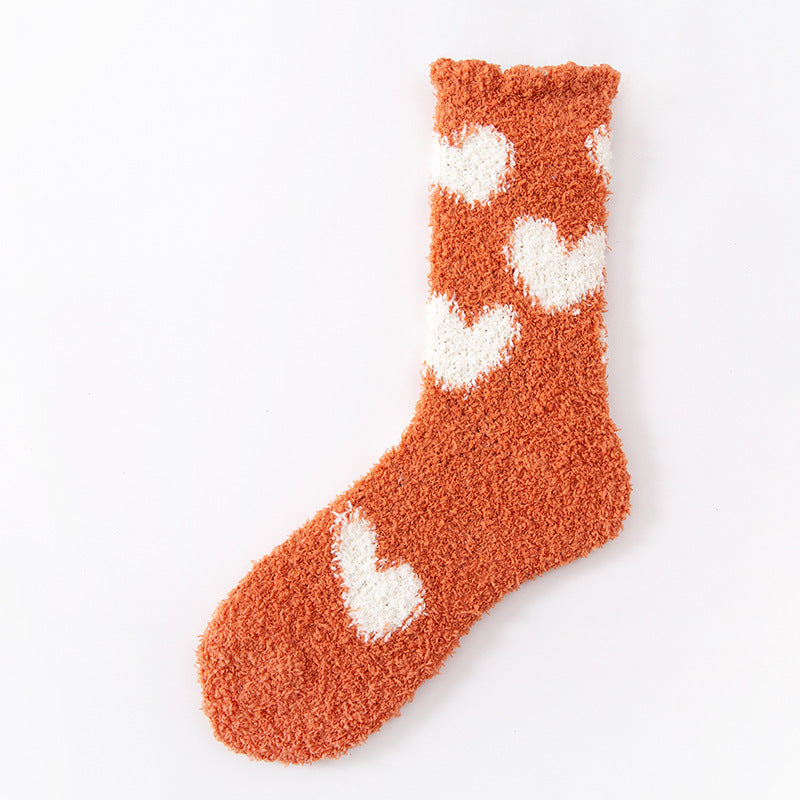 Women's Fashion Love Warm Mid-calf Length Socks