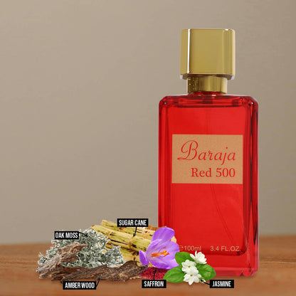 MYS Wholesale Inc - Baraja Red 500 Spray Perfume Eau De Parfum for Women
