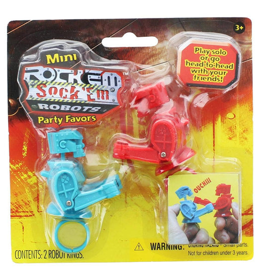 Toynk - Mini Rock'em Sock'em Robots Party Favor Pack