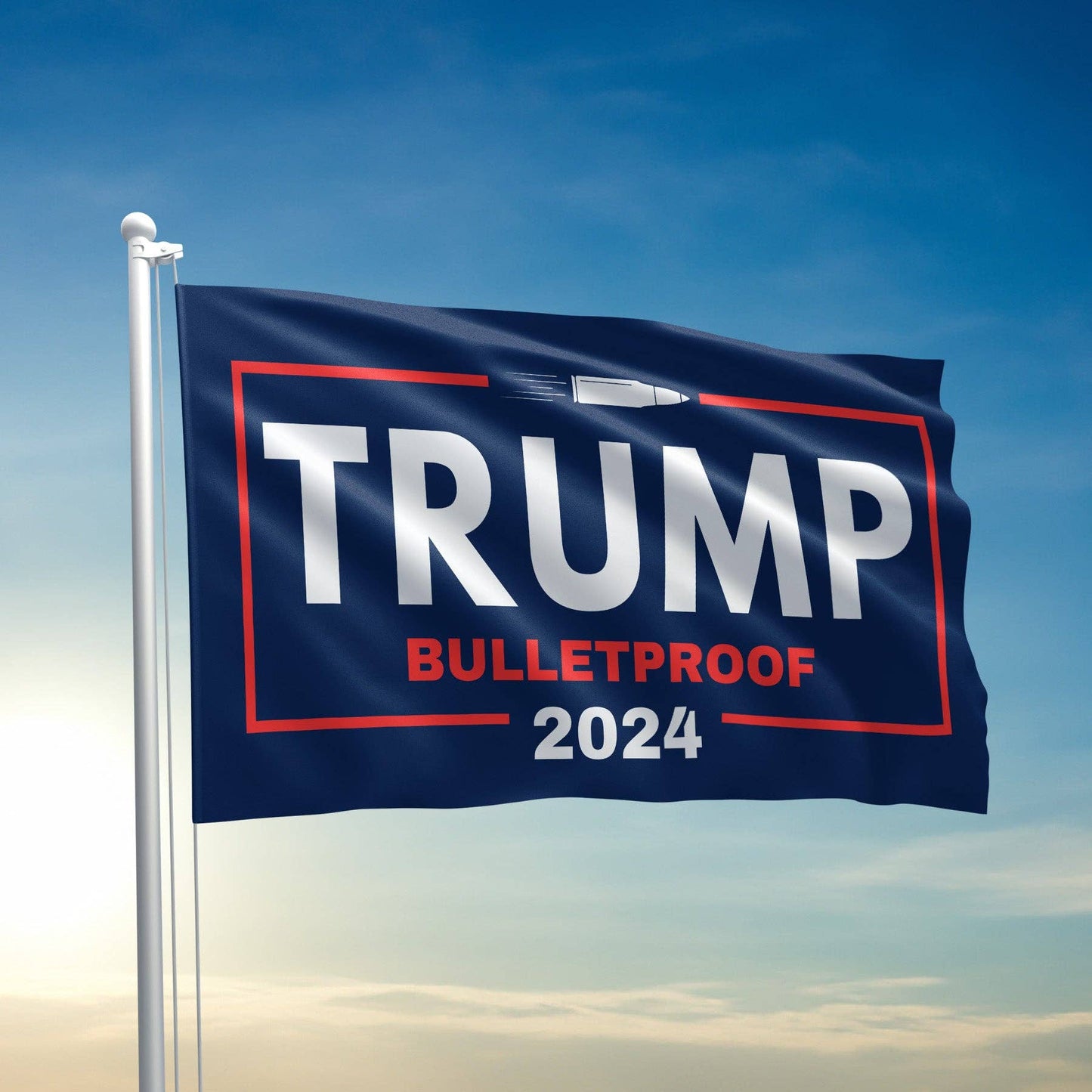 I Love My Freedom - Trump Bulletproof 2024 Flag - 2930