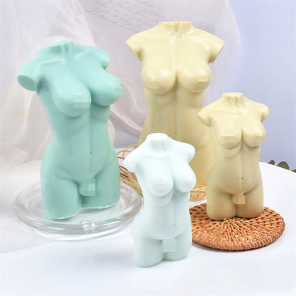 Silicone Body Candle Aromatherapy Plaster Silicone Size Model