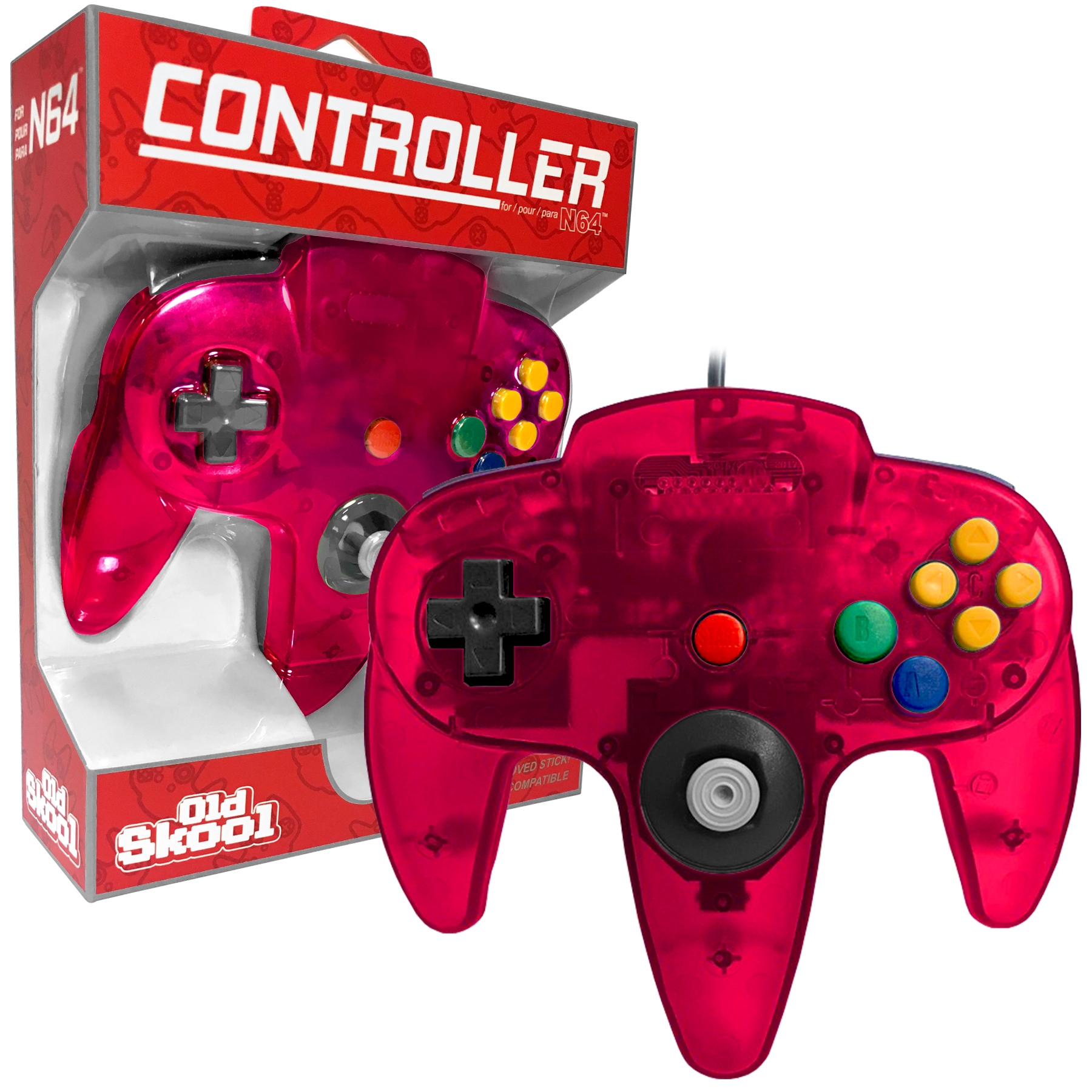 Old Skool - Nintendo 64 Controller Watermelon: Watermelon – RealRetro