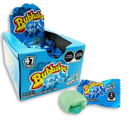 Food Crush Corp - Bubbaloo Mint Chewing Gum Mexican Candy (Cases of 47)