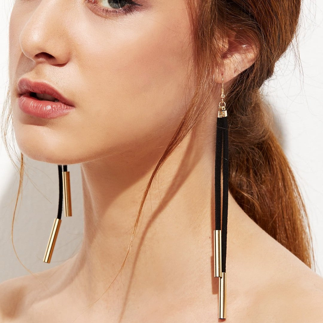 Fashion Trendy Tassel Ear Studs