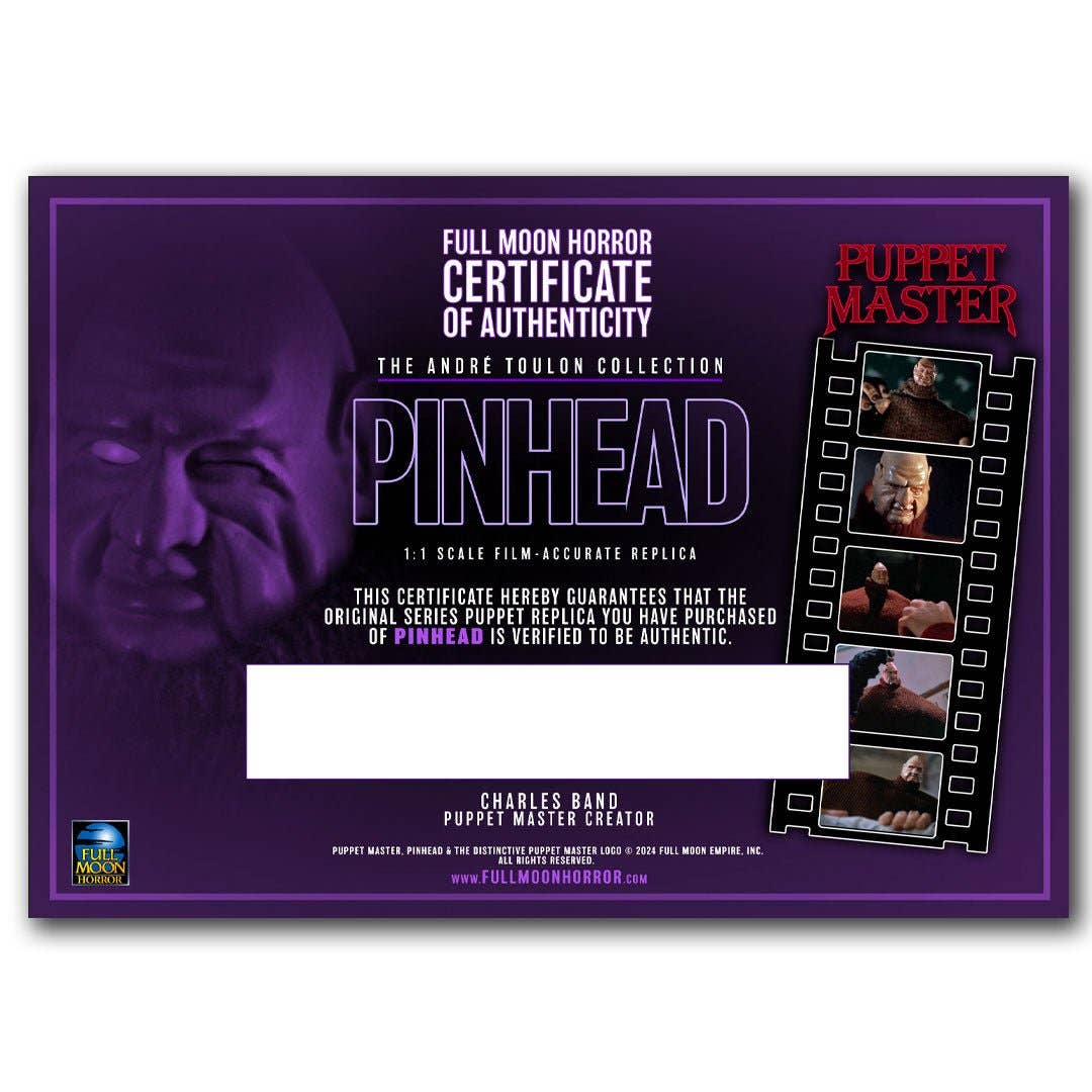 Full Moon Features - The Andre Toulon Puppet Master Replica Collection - PINHEAD