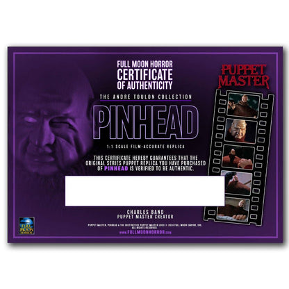 Full Moon Features - The Andre Toulon Puppet Master Replica Collection - PINHEAD