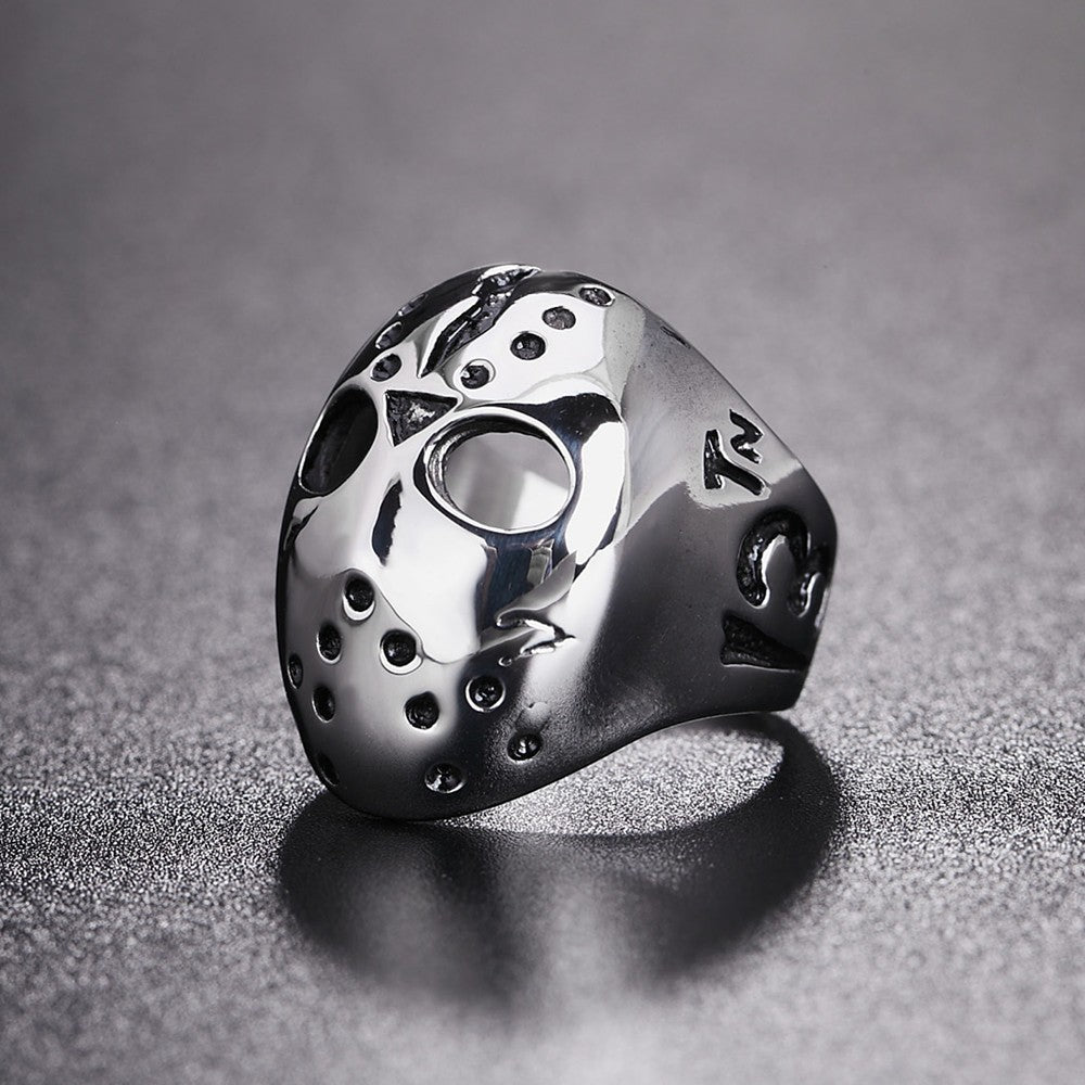 Ghost Head Titanium Steel Ring