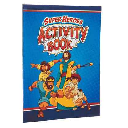 Christian Art Gifts - Kid Book Super Heroes Activity Book Softcover