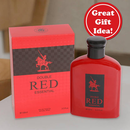 MYS Wholesale Inc - Double Red Essential Spray Cologne Eau De Toilette for Men: Perfume