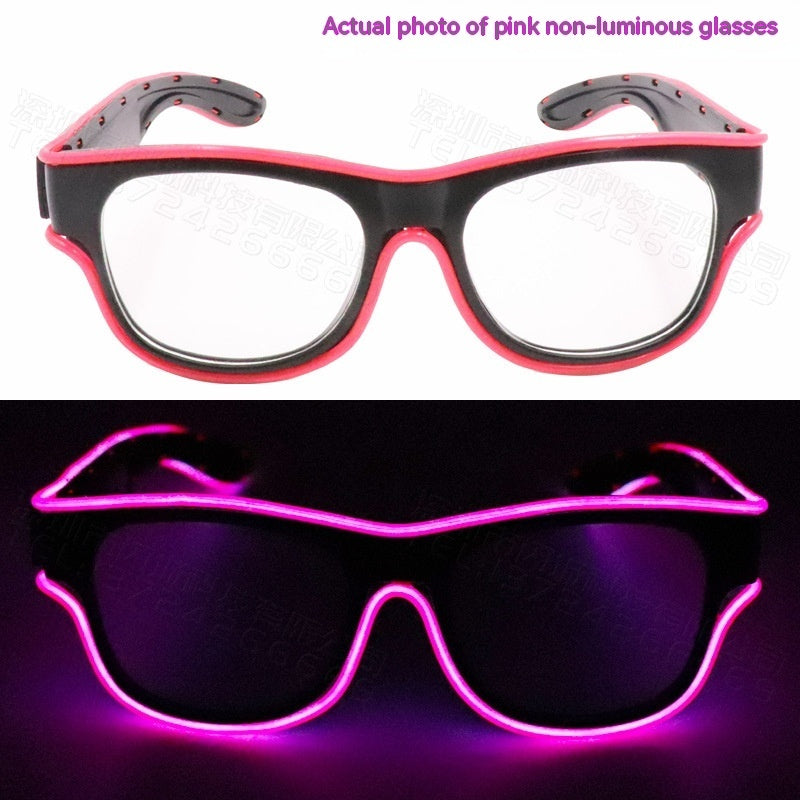 USB Charging Wireless Luminous Glasses