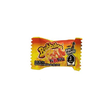 Food Crush Corp - Bubbaloo Pineapple/Chamoy Gum Mexican Candy (Cases of 47)