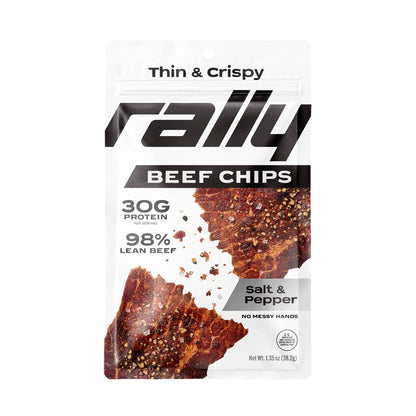 Rally Protein - Rally Beef Chips Salt & Pepper