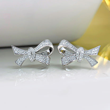 Bow Earrings Niche Design Fashion Personality Ear Stud