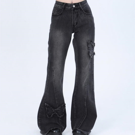 Women's American-style Retro Minority Hiphop Jeans