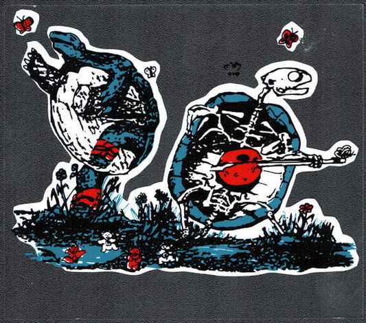 Grateful Dead Car Window Tour Sticker/Decal - Dancing Terrapins (Turtles)