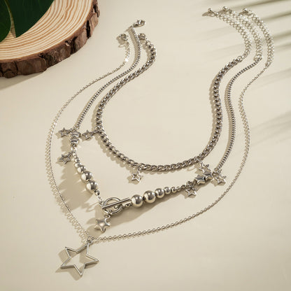 Niche Star Tassel Suit Necklace For Women