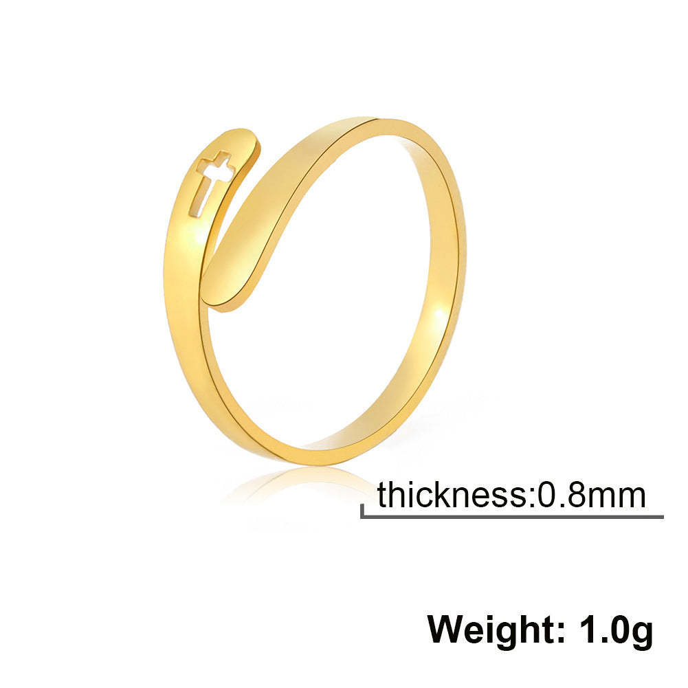 Simple Fashion Stainless Steel Ring