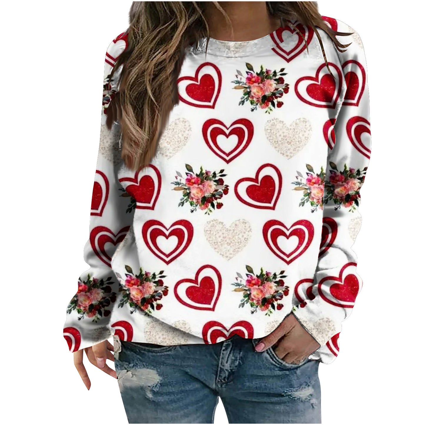 Women's Fashion Round Neck Japanese Sweater