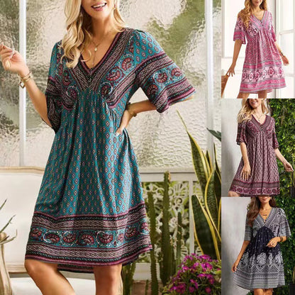 Summer Vacation National Style Dress