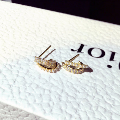 Women's Fashion Zircon Temperamental Earrings
