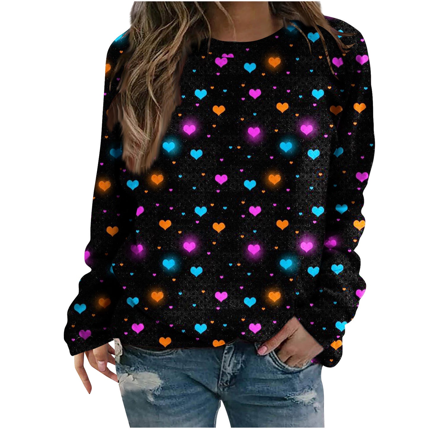 Women's Fashion Round Neck Japanese Sweater