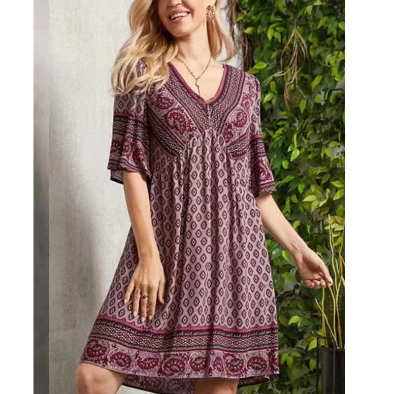 Summer Vacation National Style Dress