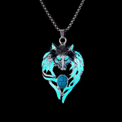 Domineering Line Winder Noctilucent Necklace Vintage Pendant Niche Design