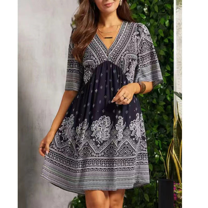 Summer Vacation National Style Dress