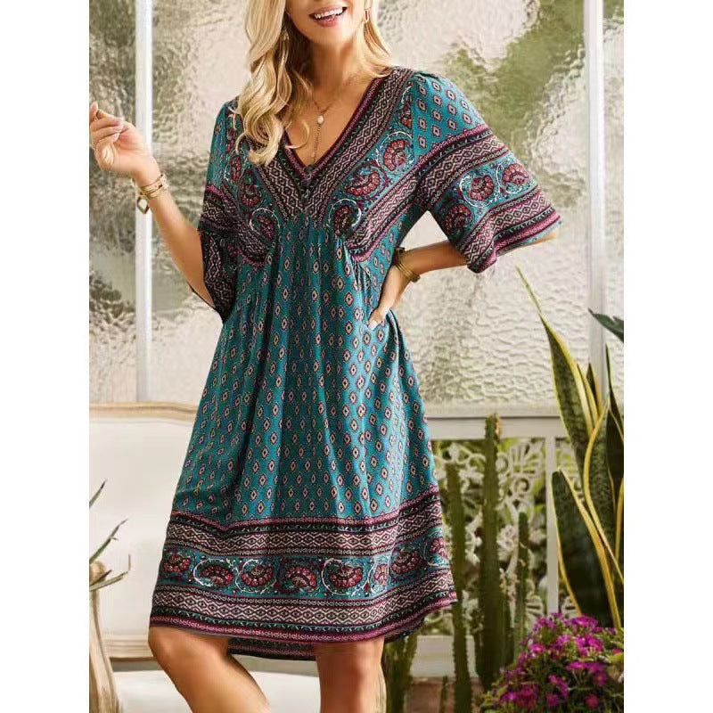 Summer Vacation National Style Dress