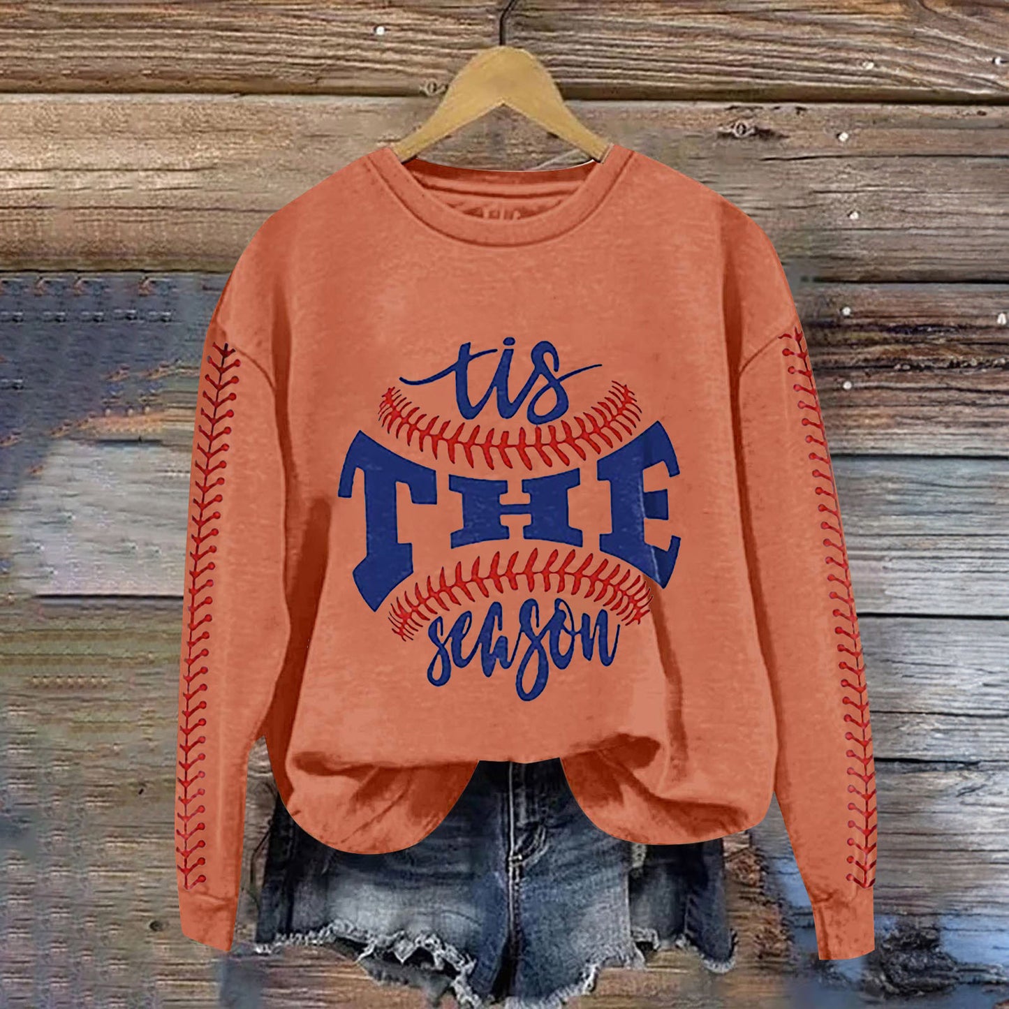 Letter Printed Men And Women Simple Printed Sweater