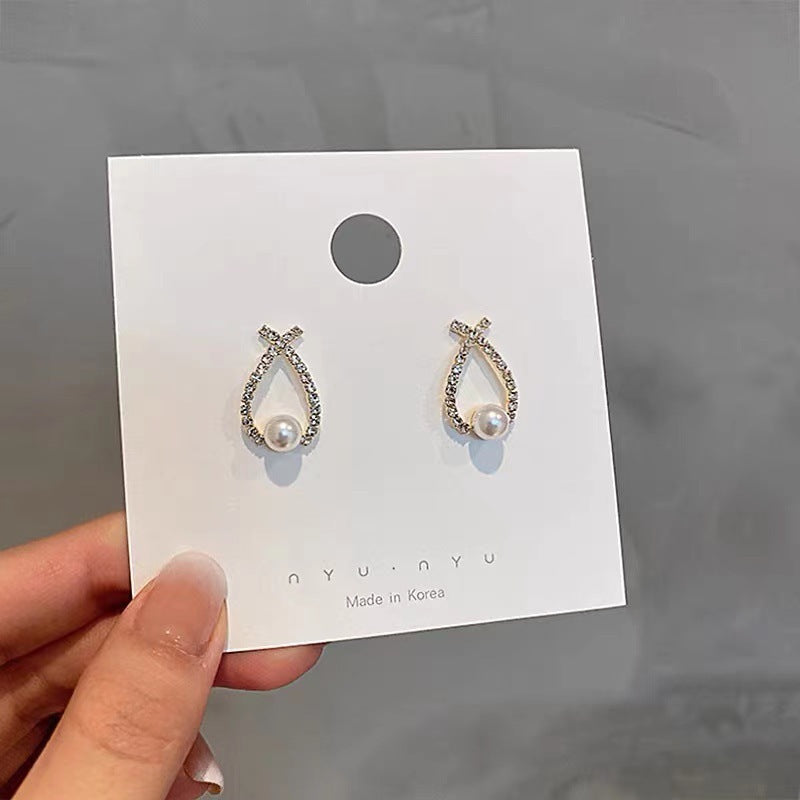 Small Exquisite Korean Earrings Cold Style