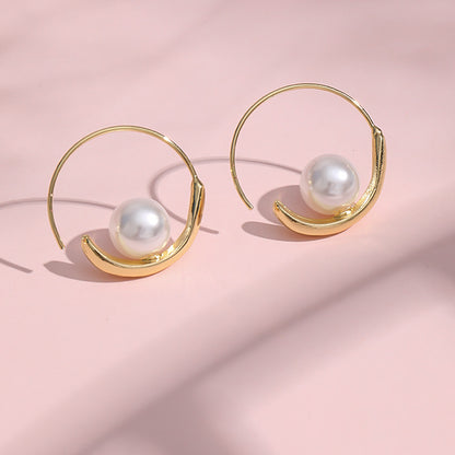 Women's Fashion Vintage Pearl Ear Ring