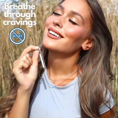 European And American Anxiety Relief Samma-sati Breathing Decompression Silent Whistle Stainless Steel Necklace