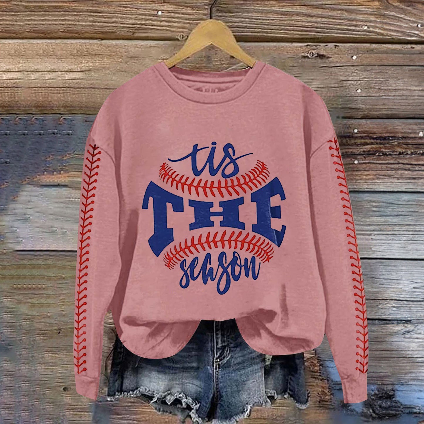 Letter Printed Men And Women Simple Printed Sweater