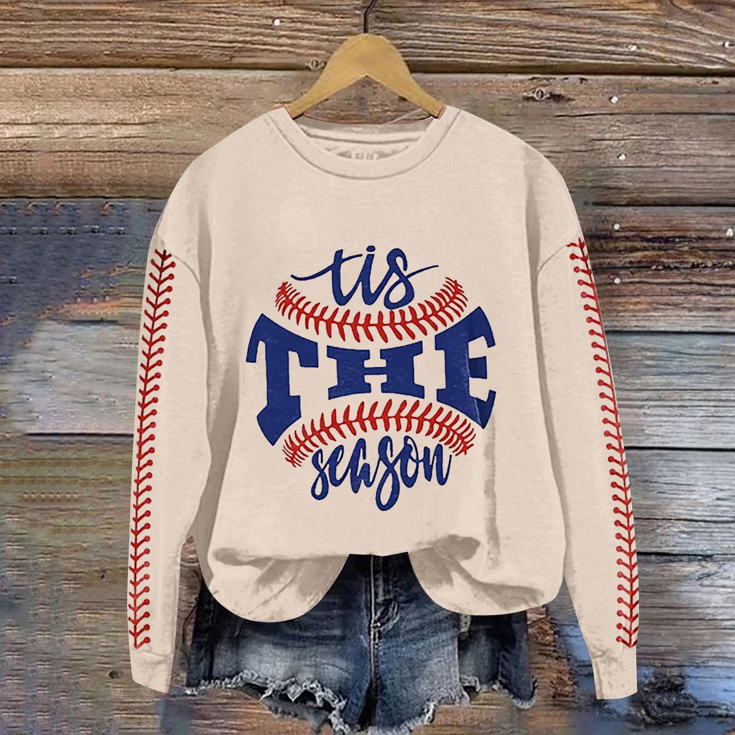 Letter Printed Men And Women Simple Printed Sweater