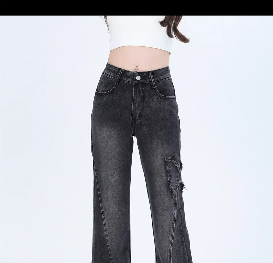 Women's American-style Retro Minority Hiphop Jeans