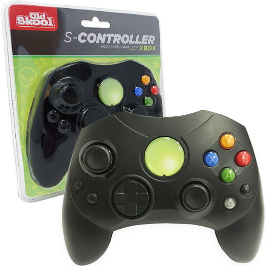 Old Skool - Original XBOX S-type Controller: Black
