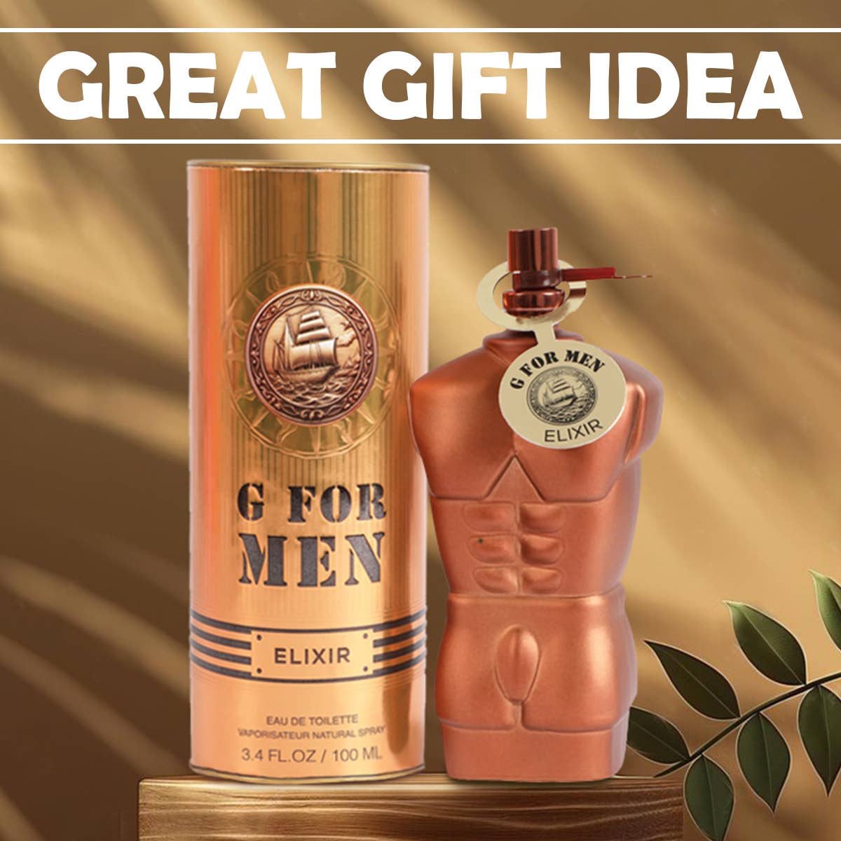MYS Wholesale Inc - G For Men Elixir Natural Spray Cologne For Men